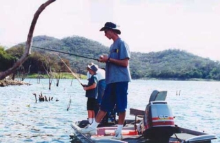 Pesca em família